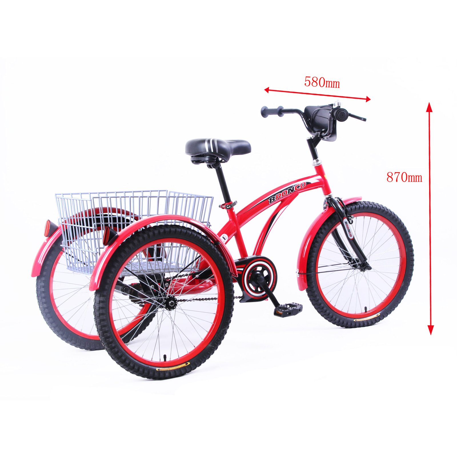 Classic Tricycle 20 Inch - Online Bicycle Shop Dubai, UAE - Dubai Bicycles