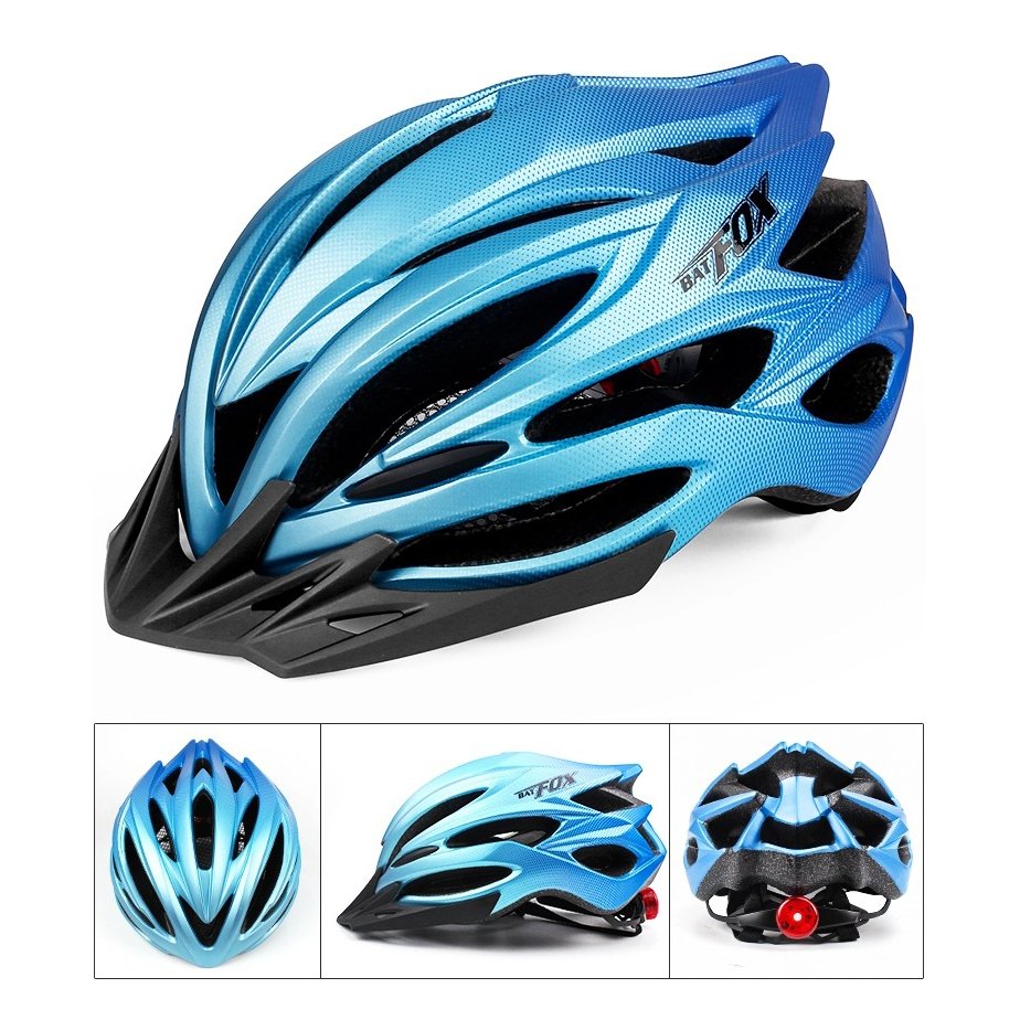 Batfox Bicycle Helmet 8261 - Blue - Online Bicycle Shop Dubai, Uae 